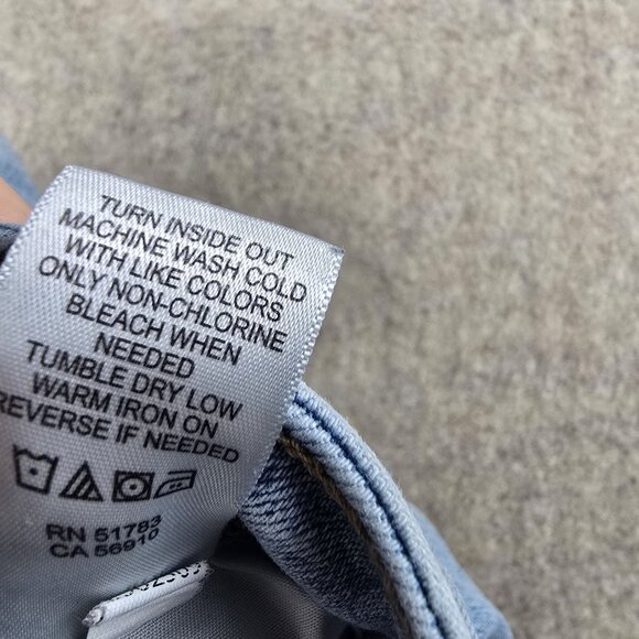 M Jeans By Maurices High-Rise Skinny Jeans Light Wash Size Large Cotton Blend - Picture 6 of 8